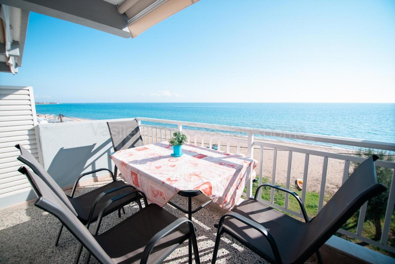 Vasileiadou Coastal Rooms Flogita Bagian luar foto