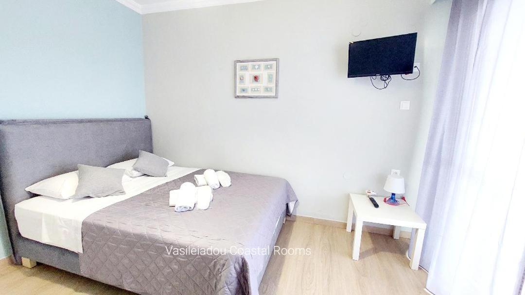Vasileiadou Coastal Rooms Flogita Bagian luar foto